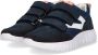 Braqeez 422431-129 Jongens Lage Sneakers Blauw Nubuck Klittenband - Thumbnail 8