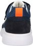 Braqeez 422431-129 Jongens Lage Sneakers Blauw Nubuck Klittenband - Thumbnail 9