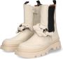 Braqeez 422720-502 Meisjes Chelsea Boots Beige Leer Ritssluiting - Thumbnail 3