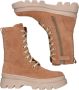 Braqeez 422723-474 Meisjes Veterboots Beige Suède Veters - Thumbnail 10