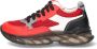 Braqeez Donny Delhi leren sneakers rood Jongens Leer Meerkleurig 35 - Thumbnail 2