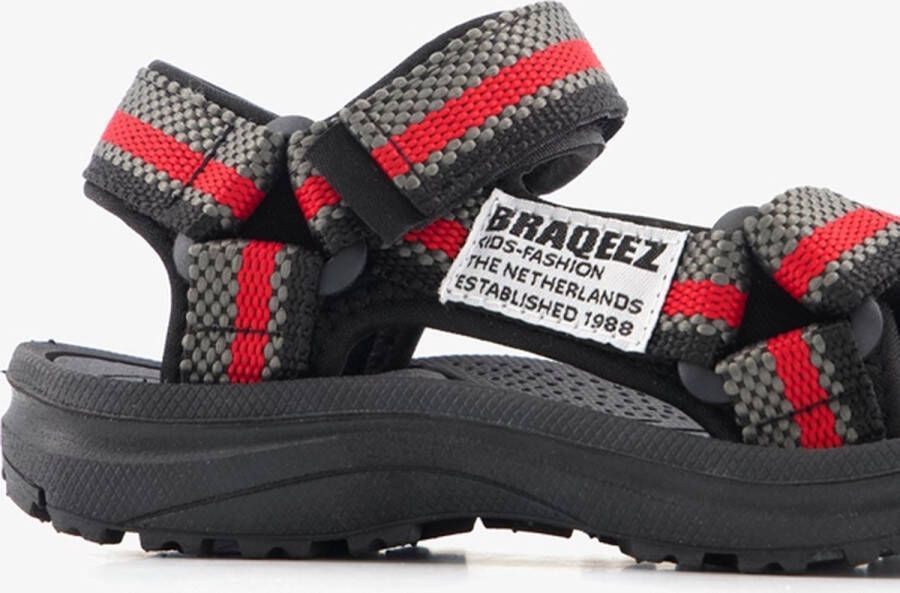 Braqeez Sky Sport sandalen grijs Jongens Textiel Meerkleurig 34 - Foto 7