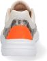 Braqeez Renee Run Lage Sneakers Beige Print Leer Veters - Thumbnail 5