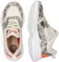 Braqeez Renee Run Lage Sneakers Beige Print Leer Veters - Thumbnail 8