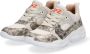 Braqeez Renee Run Lage Sneakers Beige Print Leer Veters - Thumbnail 10