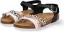 Braqeez Saar Spain Meisjes Sandalen Zwart Multi Imitatieleer Gesp - Thumbnail 4