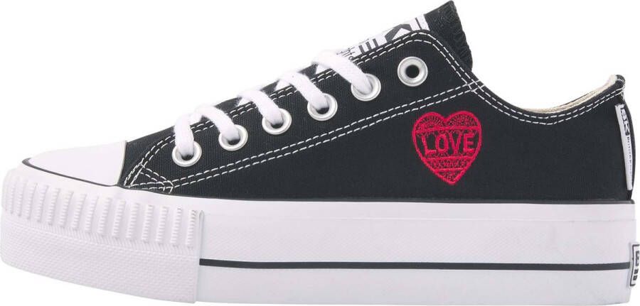 British Knights KAYA LOW Dames sneakers laag Zwart