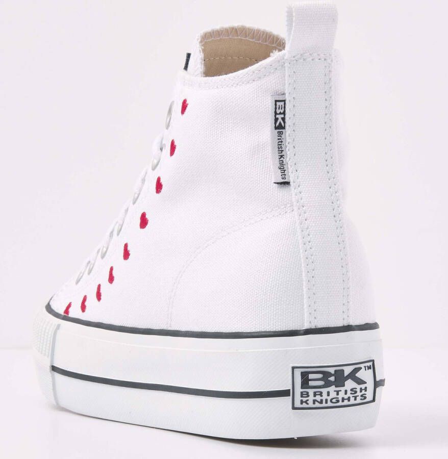 British Knights KAYA MID Dames sneakers hoog Wit