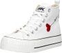 British Knights Kaya Mid Women Canvas Sneakers Wit - Thumbnail 7