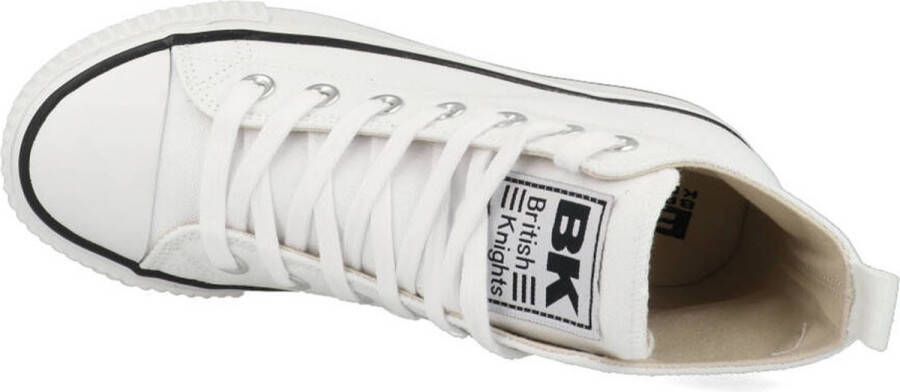 British Knights Kaya Mid Women Canvas Sneakers Wit