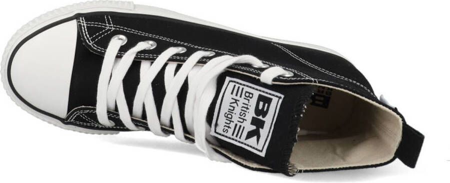 British Knights Kaya Mid Women Zwarte Sneakers Canvas