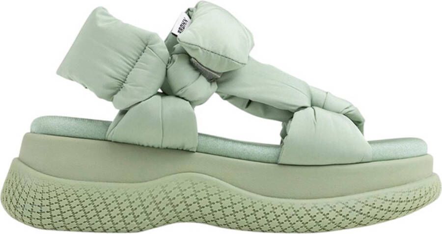 Bronx Bru-Te Sandalen Plat groen