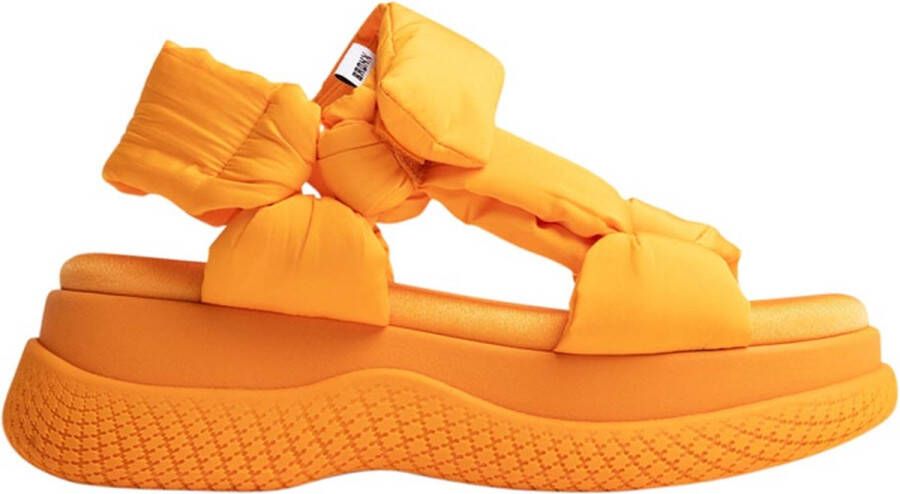 Bronx Bru-Te Sandalen Plat oranje