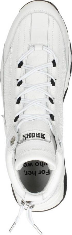 Bronx Epi Hoge sneakers Leren Sneaker Dames Wit