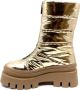 Bronx Evi ann Front Zip 47379 Enkelboots Enkellaarsjes Dames Goud - Thumbnail 15