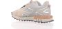 Bruin Tinten Ha-cker 66430 Lage sneakers Leren Sneaker Dames Beige - Thumbnail 11