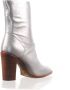 Bronx Next America 34263 Enkellaarsjes Enkelboots met rits Dames Zilver - Thumbnail 7