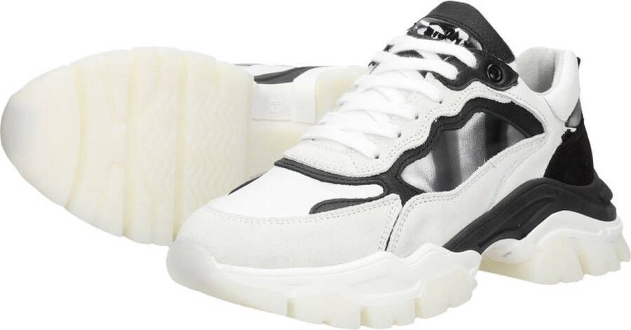 Bronx Tayke-over 66426 Lage sneakers Leren Sneaker Dames Wit