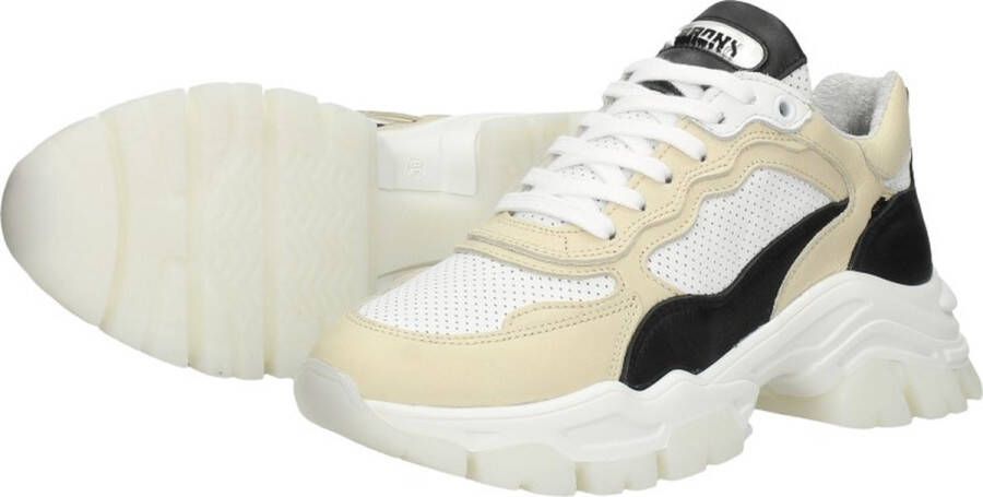 Bronx Tayke-over 66426 Lage sneakers Leren Sneaker Dames Wit