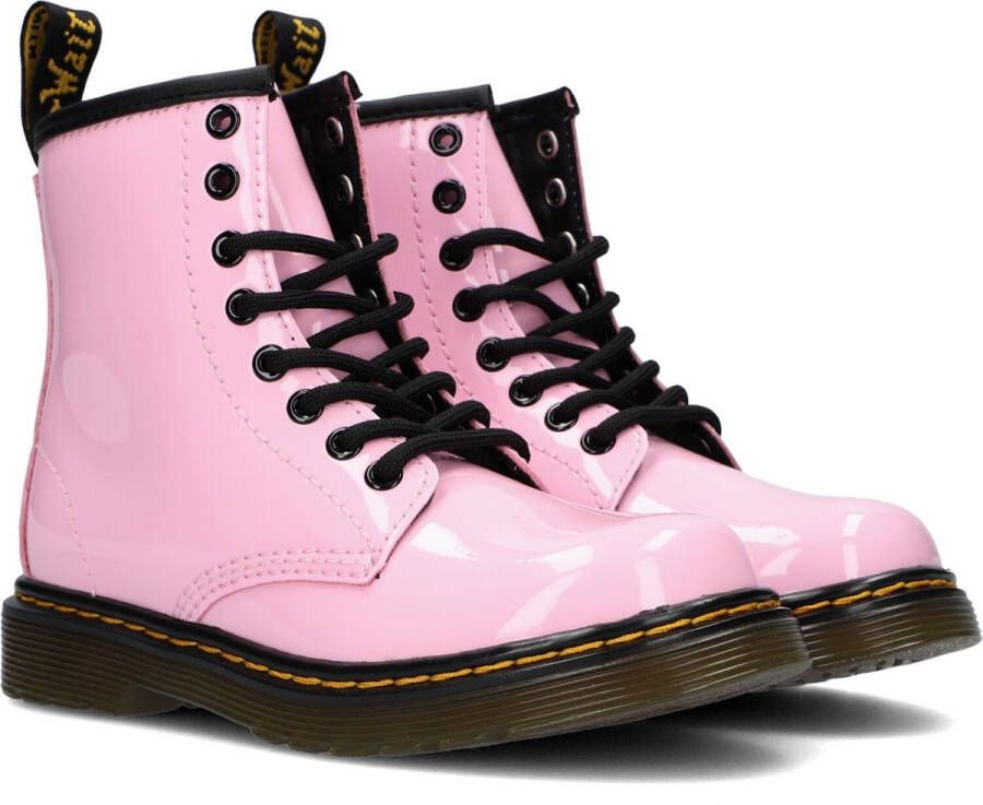 Bruin Tinten Dr Martens 1460 K Veterboots Laarzen Met Veters Meisjes Roze