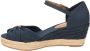 TOMMY HILFIGER Espadrilles Dames Basic Open Toe Mid Wedge Maat: 40 Materiaal: Canvas Kleur: Blauw - Thumbnail 11