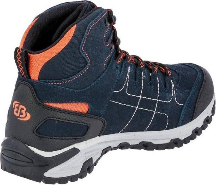 Brütting wandelschoenen Mount Shasta High Marine Blauw met Oranje