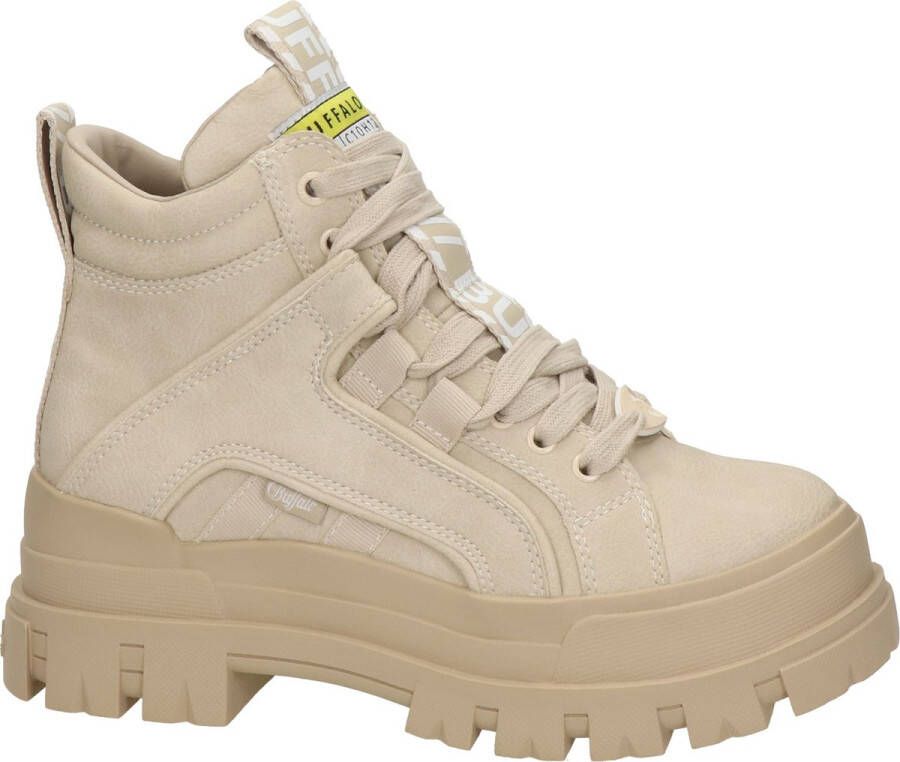 Buffalo Aspha Nc Mid Fashion sneakers Schoenen beige maat: 40 beschikbare maaten:40