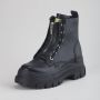 Buffalo Aspha Zip Laarzen Zwart 1622070 Black Dames - Thumbnail 13