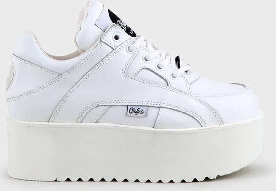 Buffalo London Classic Dames Schoenen White Leer Foot Locker