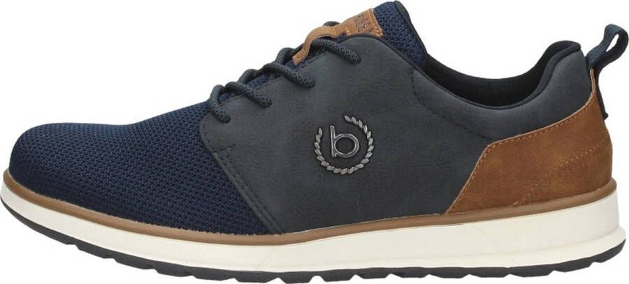 Bugatti Artic Sneakers blauw Textiel