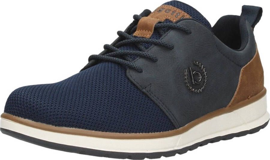 Bugatti Artic Sneakers blauw Textiel