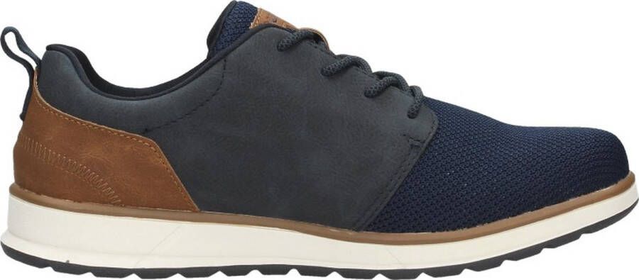 Bugatti Artic Sneakers blauw Textiel