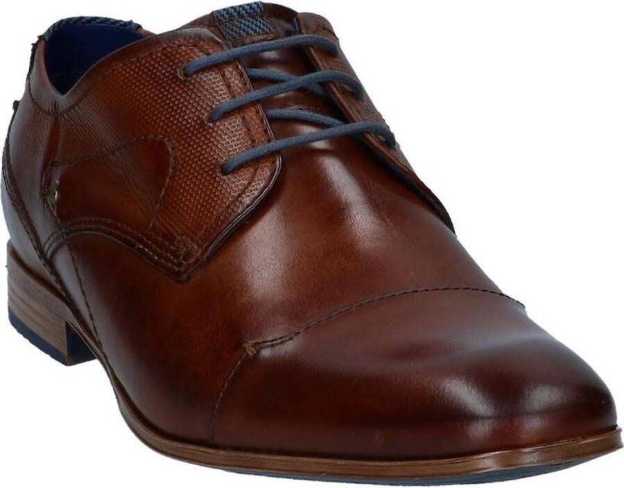 Bugatti Heren Veterschoenen Cognac