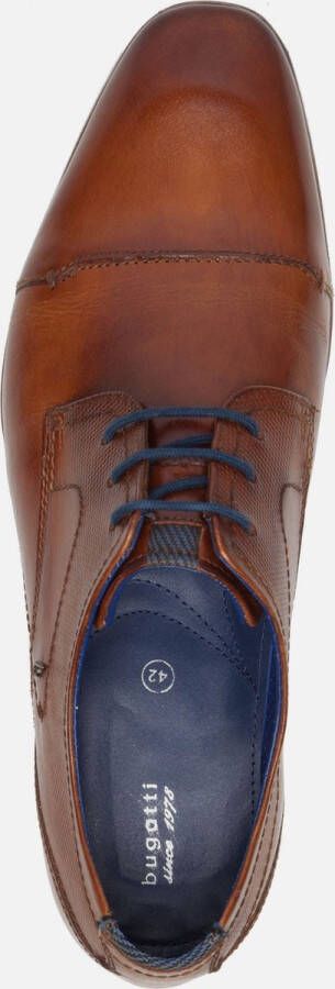 Bugatti Heren Veterschoenen Cognac