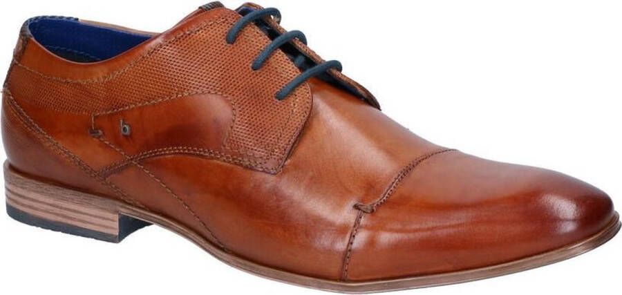 Bugatti Heren Veterschoenen Cognac