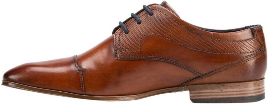 Bugatti Heren Veterschoenen Cognac