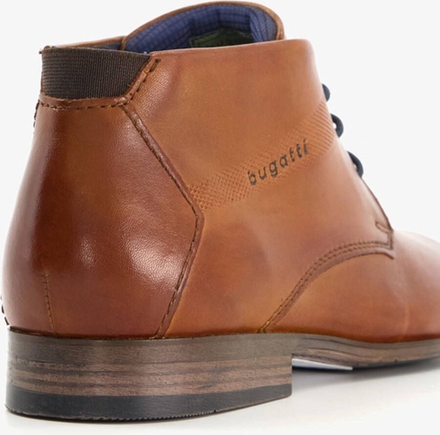 Bugatti leren heren veterschoenen Cognac