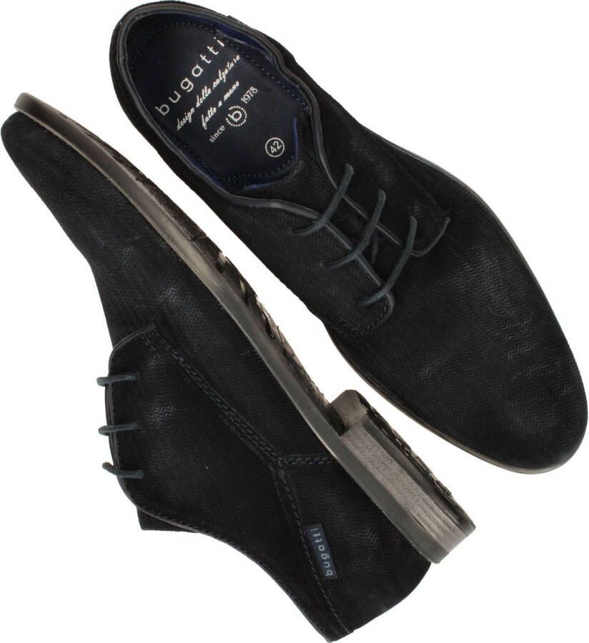 Bugatti Licio Eco Veterschoenen blauw Suede