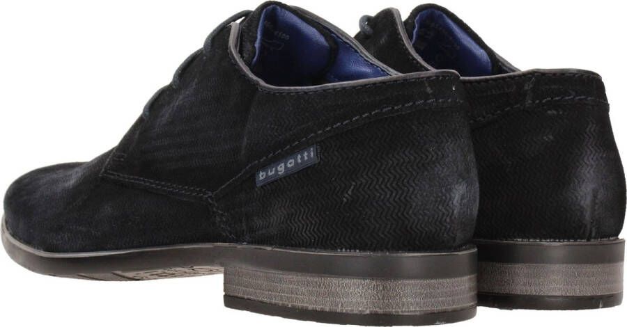 Bugatti Licio Eco Veterschoenen blauw Suede Heren