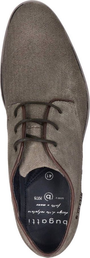 Bugatti Licio Eco Veterschoenen taupe Suede