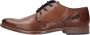 Bugatti Leren Cognac Veterschoen Brown Heren - Thumbnail 9