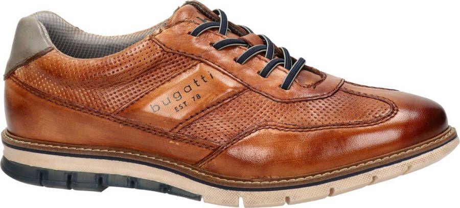 Bugatti Simone Sneakers cognac Leer