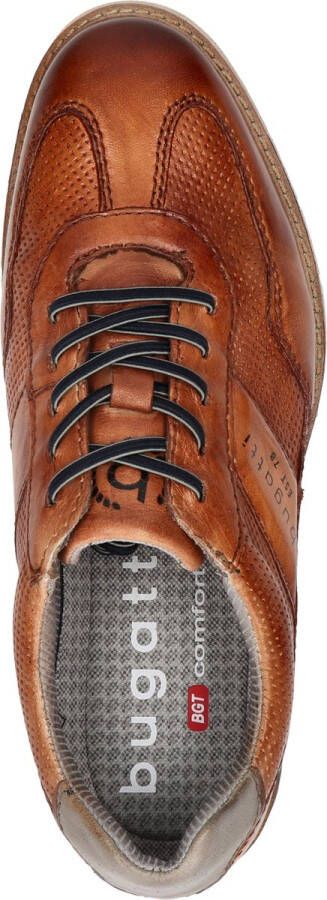 Bugatti Simone Sneakers cognac Leer