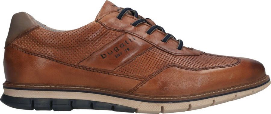 Bugatti Simone Sneakers cognac Leer