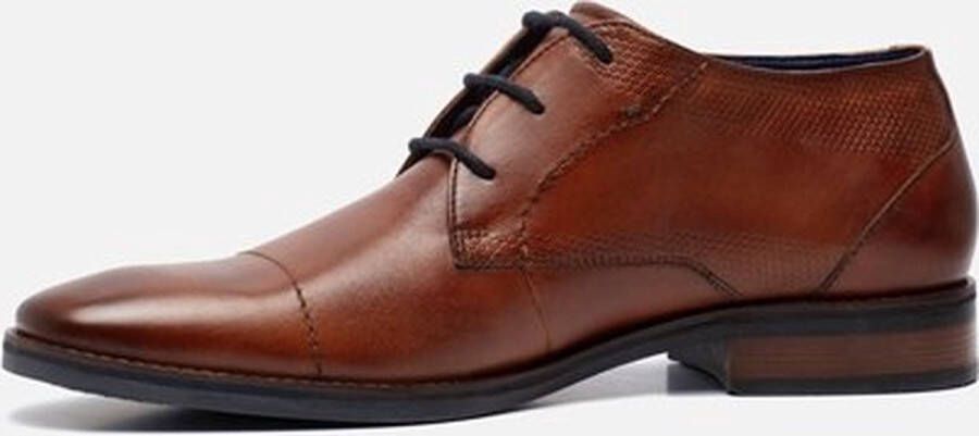 Bugatti Veterschoenen cognac Leer