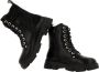 Bullboxer Aaf504 Veterboots Laarzen Met Veters Meisjes Zwart - Thumbnail 14