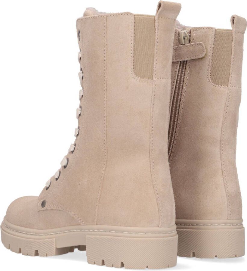 Bullboxer Ajs503 Veterboots Laarzen Met Veters Meisjes Beige