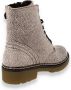 Bullboxer AOL501E6L Zwart Wit Print Boots - Thumbnail 10