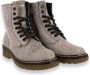 Bullboxer AOL501E6L Zwart Wit Print Boots - Thumbnail 6