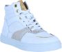 Bullboxer AOP508E6L_WHPN Witte sneaker Hoge sneaker hoge sneaker kinder sneakers kinder sneakers hoog - Thumbnail 10